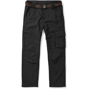 Kids Boys Youth Hiking Pants,Outdoor Travel Safari Quick Dry Lightweight Trousers Black Tag 140-Age of 7-8
