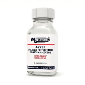 MG Chemicals Premium Polyurethane Conformal Coating (Heat Cure ONLY) 55mL Bottle (4223F-55ML)