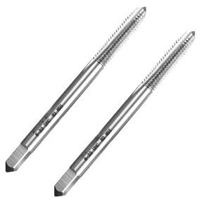 2pcs No 2-56 UNC Thread Tap Right Hand, HSS 2 x 56 UNC Straight Fluted Machine Tap