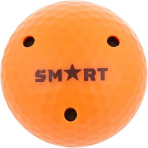 Smart Hockey Off-Ice Stick Handling/Training Ball - Official Puck Weight - 6 oz. (Bright Orange)