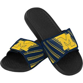 FOCO mens Ncaa College Team Logo Shower Sport Legacy Slide Flip Flop Sandals