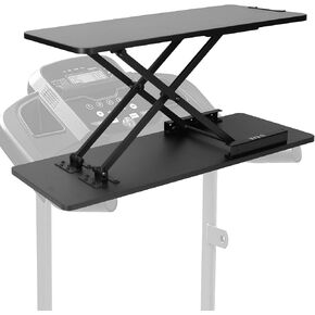 VIVO Universal Treadmill Desk Riser, Height Adjustable Platform for Notebooks, Tablets, Laptops, and More, Workstation for Treadmill Handlebars up to 33 inches, STAND-TDML3