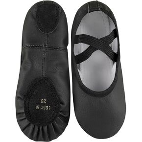 أحذية رقص للفتيات أحذية الباليه المسطحة ونعال الباليه مع أربطة مرنة in Kuwait