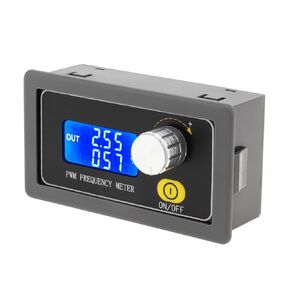 Frequency Generator, DC 3.3V-30V 5-30mA 1Hz-150KHz Adjustable PWM Pulse Frequency Square Wave Signal Generator Module with LCD Display and Rotary Switch