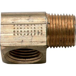 Moeller Fuel Hose Brass Elbow (3/8" NPT, Male/Female, Brass)