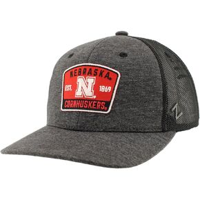 ZHATS Standard NCAA Officially Licensed Trucker Hat Carson Patch Switchback Black