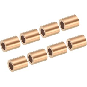 PATIKIL 5/64"/2mm Wire Rope Stop Sleeve,30 Pack Crimping Loop Sleeve for Wire Rope and Cable Ferrule,Metallic