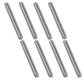 Hex Socket Set Screws 304 Stainless Steel Full Thread Cup-Point Screws（1/4-20 x 2）Inch-8PCS
