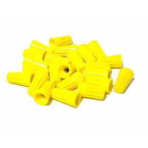 Happy Emily 500 pcs, Yellow Wire connectors, UL Listed, Twist- On Easy Screw On Type Connectors