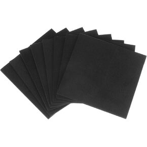 uxcell 8pcs Rubber Padding Sheets 1/8 inch Thick x 4 Inch Long Square Neoprene Foam Sheet Non-Slip Anti Vibration Pads, Anti-Skid Noise