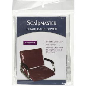 Scalpmaster Square Chair Back Cover, Transparent Vinyl (3061)