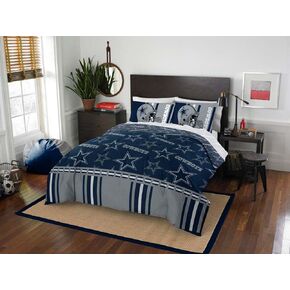 Officially Licensed NFL Dallas Cowboys Queen Bed In a Bag Set, 86" x 86"