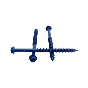 3/16 x 2-3/4" Hex Head Concrete Screw Anchor. 100 pieces with Drill Bit (Miami-Dade Compliant) (3/16 x 2-3/4)