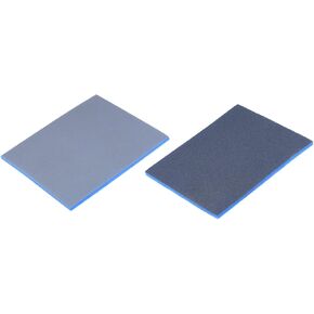 uxcell Sanding Sponge Block Set, 800-1000 Grit 137mm x 111mm x 5mm, 1800-2000 Grit 138mm x 114mm x 4mm