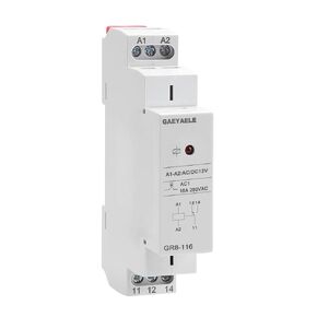 Intermediate Relay Auxiliary Relay 8A 2SPDT Din Rail Switch Relay(GR8-208,AC/DC 24V)