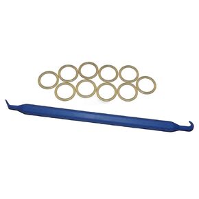 SCUBA Standard 5/8inch Tank Yoke K-Valve POLYURETHANE 014 O-Ring (10 pcs) [Bonus O-Ring Pick]