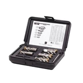 Jancy Slugger by Fein - High Speed Steel Annular Cutter Set - 1-inch Cutting Depth, 9/16-inch to 15/16-inch Sizes - 5 Pieces - 63134999010