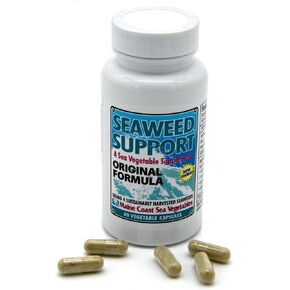 Seaweed Support Original Formula - Natural Iodine Supplement - 1 Bottle (60 Capsules)