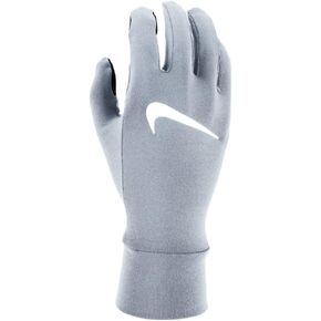 Nike Womens Fleece Running Gloves Silver X-Small/Small