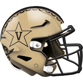 Fan Creations NCAA Vanderbilt Commodores Unisex Vanderbilt University Authentic Helmet, Team Color, 12 inch, (C1008-Vanderbilt)