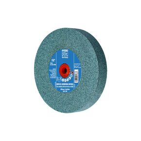 PFERD Bench Grinding Wheel Carbide Type | 6x1x1 inch, vitrified Bond, Silicon Carbide, grit Size 60 | 61788 - for use on Hard Materials, Included bushings 3/4, 5/8, 1/2 inch