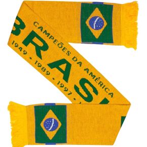 Johirim US Brazil Brasil Soccer Knit Scarf