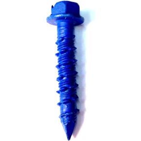 Red Head HW4-114 Hex Washer Head 1/4" by 1-1/4" Tapcon Anchor US Made, Miami-Dade Compliant (100 per Box)