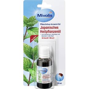 Mivolis Japanisches Heilpflanzenöl (30ml Flasche) minzöl - Japanese Mint Oil