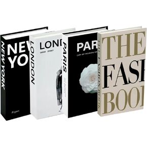 4 Pack Decorative Books for Home décor, forCoffee Table Books Decor ， Bookshelf Decor， Faux for Decoration, Bookshelf Fake Stuff, Decorative Books forHome Sweet Stacked Books