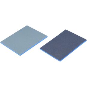 uxcell Sanding Sponge Block Set, 800-1000 Grit 137mm x 111mm x 5mm, 1200-1500 Grit 136mm x 113mm x 4mm