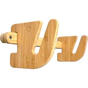 Bamboo & Birch Snowboard Rack and Skateboard Rack - Moloka'i Series Snowboard Wall Mount