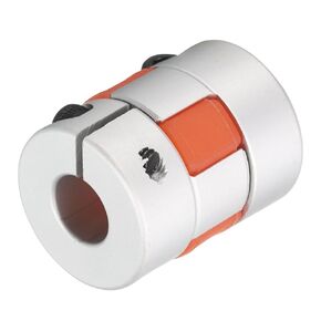 uxcell Aluminum Plum Shaft Coupling 6mm to 8mm Bore L25xD20 Flexible Coupler Joint for Machine and Servo Stepped Motor Pack of 1