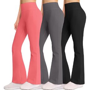 بنطال يوجا واسع للفتيات للرقص الرياضي (عبوة من 3 قطع) in Kuwait