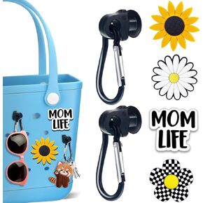 6 قطع زهرة أمي سحر مفتاح حامل لحقيبة بوج الملحقات حمل حقيبة الشاطئ الديكور سحر المفاتيح هوك كليب مجموعة ديزي بوغ حقيبة سحر بت شاطئ حمل حقيبة الملحقات المطاط حقيبة الشاطئ سحر in Kuwait