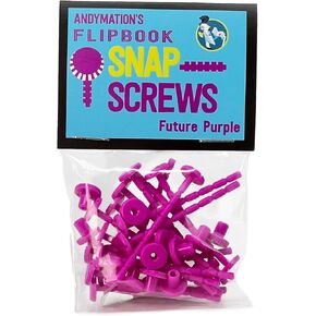 Andymation Snap Screws Purple for Binding Animated flipbooks Together