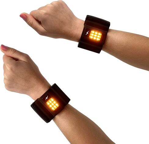 أوزان معصم قابلة للتعديل بوزن 1 رطل من ToneyWalkers مقاومة للماء، مجموعة من 2 أوزان قابلة للارتداء بإضاءة LED للتمرين في الهواء الطلق والمشي لمسافات طويلة والجري والمشي in Kuwait