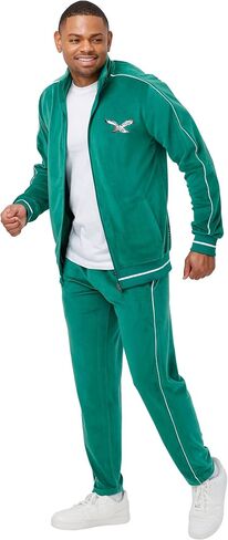 FOCO NFL mens Nfl Team Logo Tracksuit Soft Velour Sweatsuit in Saudi Arabia