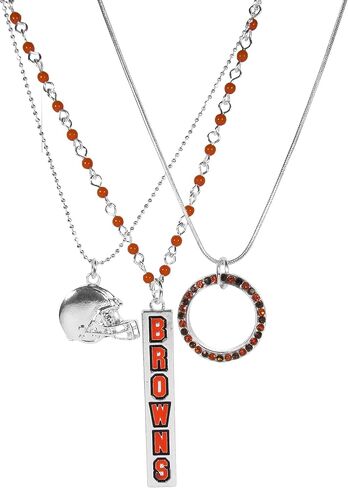 Siskiyou NFL unisex-adult Trio Necklace Set in Saudi Arabia