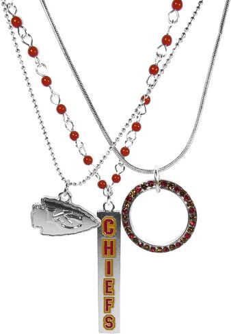 Siskiyou NFL unisex-adult Trio Necklace Set in Saudi Arabia