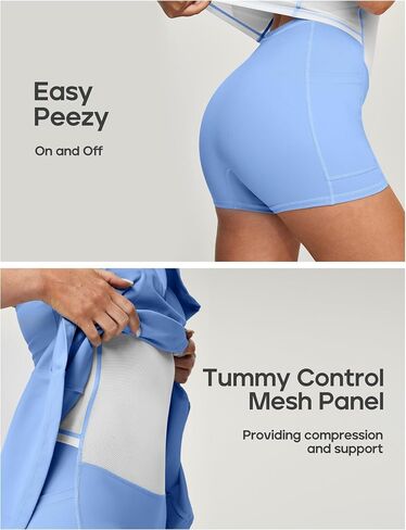 Heathyoga Womens Tennis Dress with Shorts Underneath Athletic Dress for Women Workout Dress with Pockets Romper Dress in Kuwait