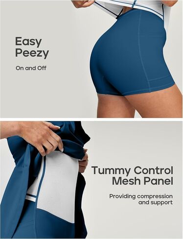 Heathyoga Womens Tennis Dress with Shorts Underneath Athletic Dress for Women Workout Dress with Pockets Romper Dress in Kuwait