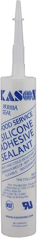 Kason 3700 Series Rubbaseal Silicone Sealant, Pack of 4, Aluminum 10.3 oz. Tubes, 63700000003 in Saudi Arabia