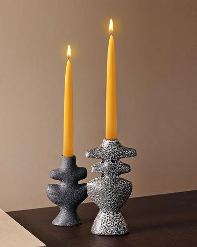 Beeswax Taper Candles 12 Pack Taper Candles Bulk 8-9 Hours Beeswax Candles Taper 8 inches 100% Pure Beeswax Candles-Smokeless and Dripless Taper Candles for Wedding, Dinner Parties（12 Pack ） in Saudi Arabia
