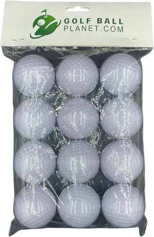 كرات جولف فوم للتدريب على كرة الجولف، 12 قطعة، بيضاء in Kuwait