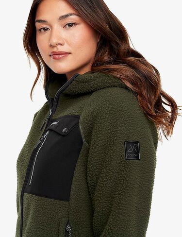 RevolutionRace Sherpa Hoodie for Women, Fleece Jacket Perfect for Hiking and Outdoor Adventures in Kuwait