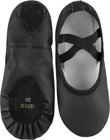 أحذية رقص للفتيات أحذية الباليه المسطحة ونعال الباليه مع أربطة مرنة in Kuwait