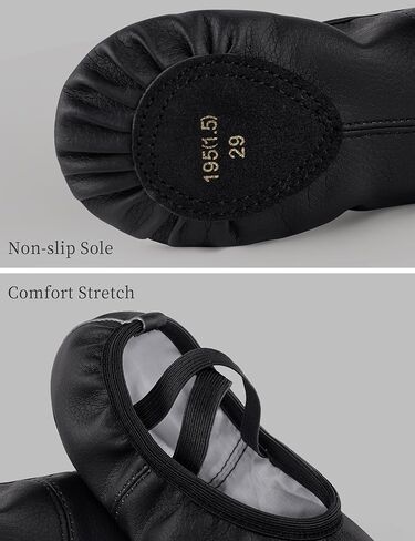 أحذية رقص للفتيات أحذية الباليه المسطحة ونعال الباليه مع أربطة مرنة in Kuwait