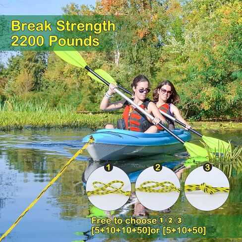 حبل سحب للتزلج على الماء من واكيبورد للرياضات المائية للقوارب مع مقبض إيفا in Kuwait