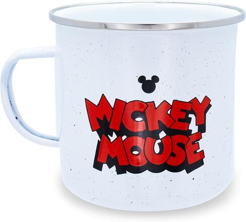 Silver Buffalo Harry Potter Mischief Managed ‘I Solemnly Swear I Am Up to No Good" Quote and Marauders Map Enamel Camper Mug, 21 Ounces in Saudi Arabia