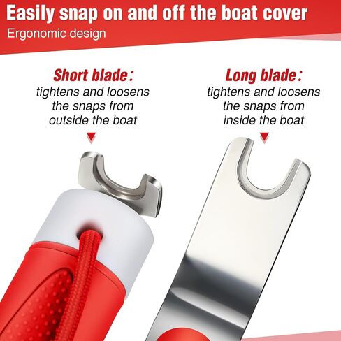 Enhon Snap Tool for Boat Canvas Snaps, Practical and Durability Boat Cover Snap Release Tool Save Canvas from Ripping, Design for Boaters and Anglers in Saudi Arabia